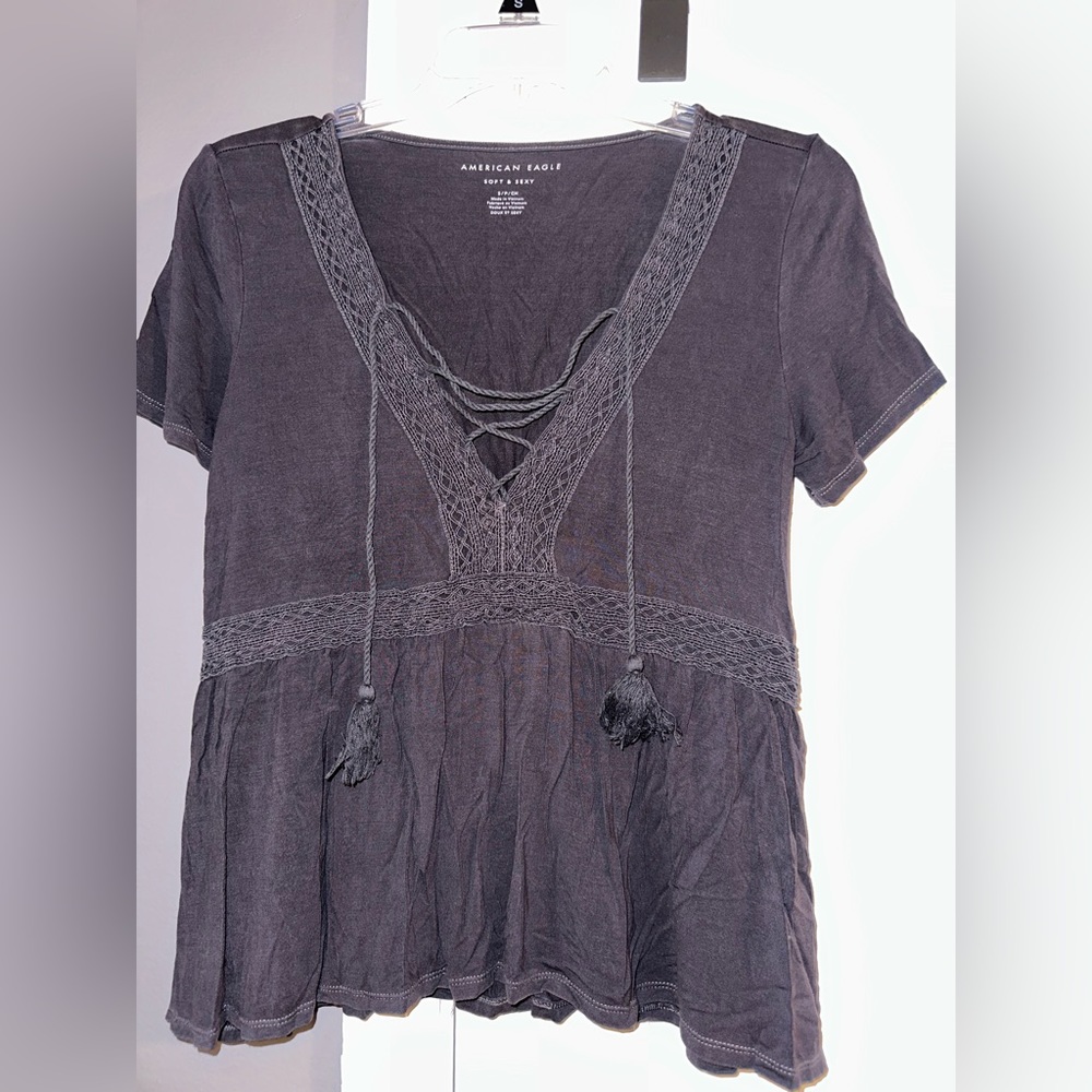 American Eagle short sleeve blouse